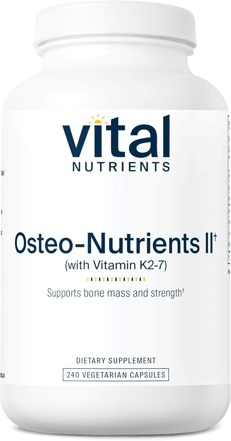 Vital Nutrients Osteo-Nutrients II - Vitamin K2 + D3, Calcium, Boron