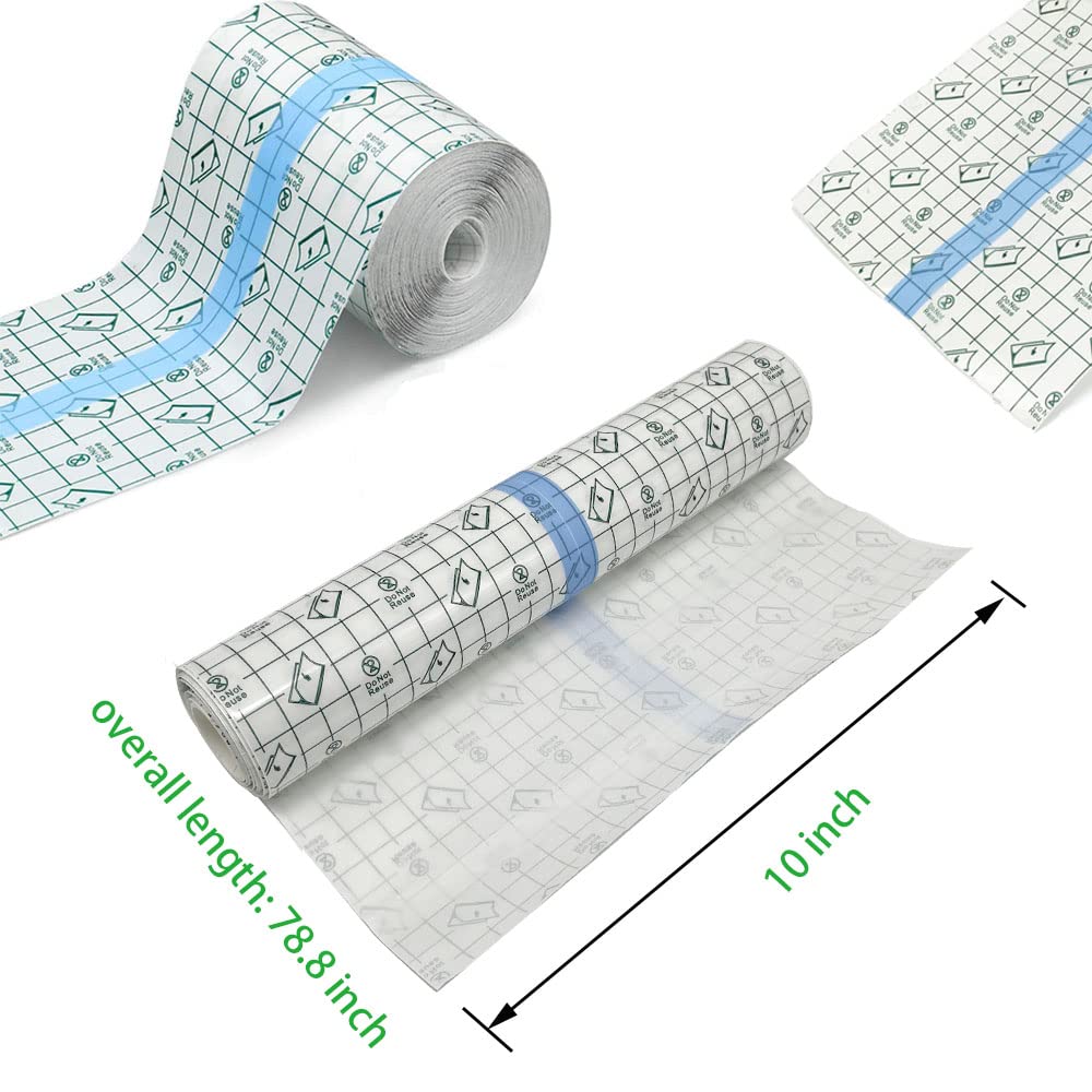 Flatoedu Tattoo Aftercare Bandage Roll 6" x 2 Yard - Waterproof Film
