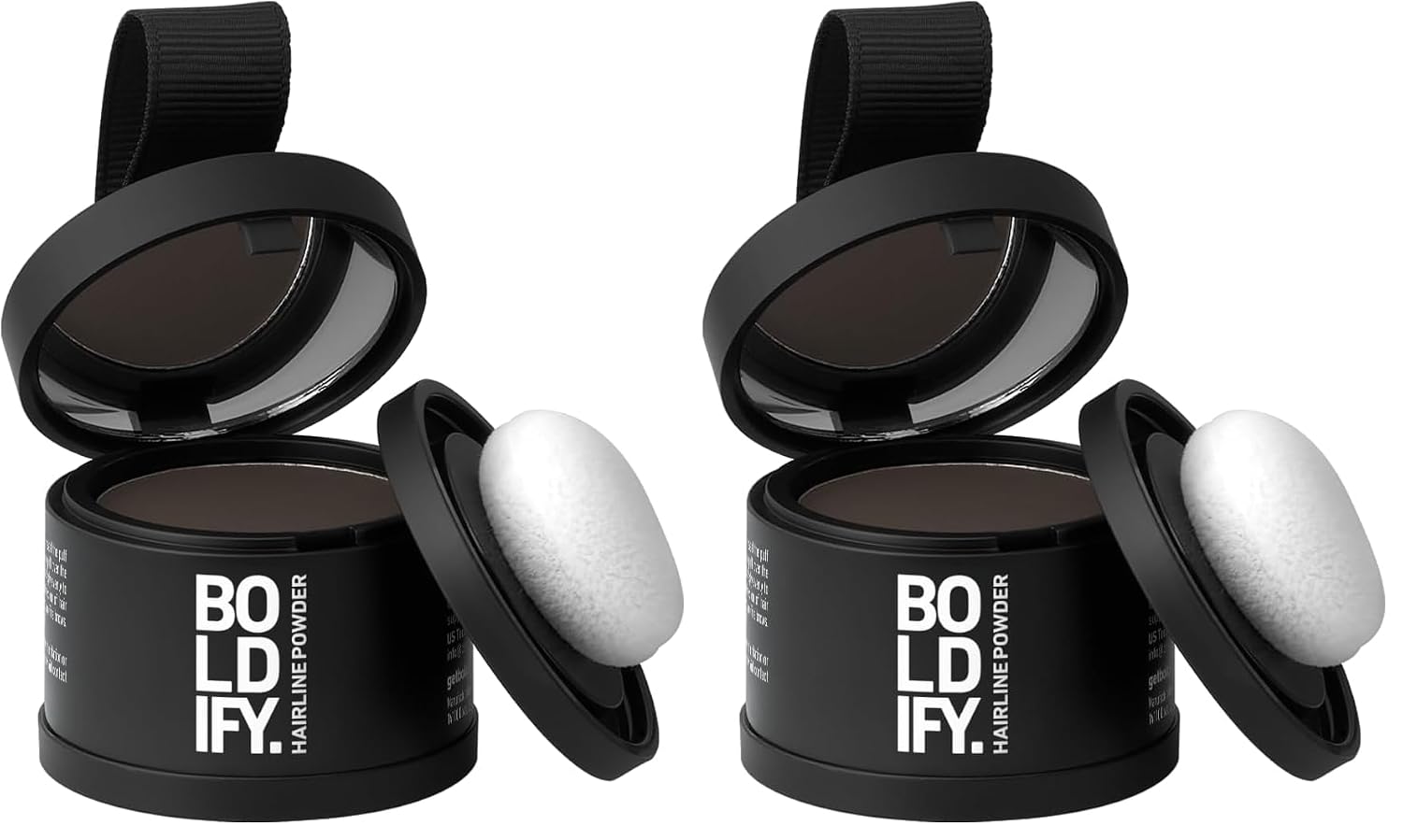 Boldify Hairline Powder, Root Touch Up Hair Color Dark Brown 4g