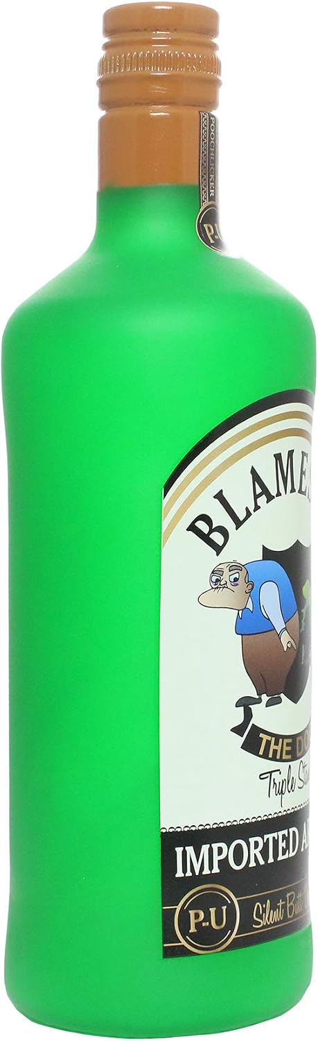 SILLY SQUEAKERS Tuffy Liquor Bottle Dog Toy: Squeaky Dog Toy, Washable and Floats, Vinyl Construction