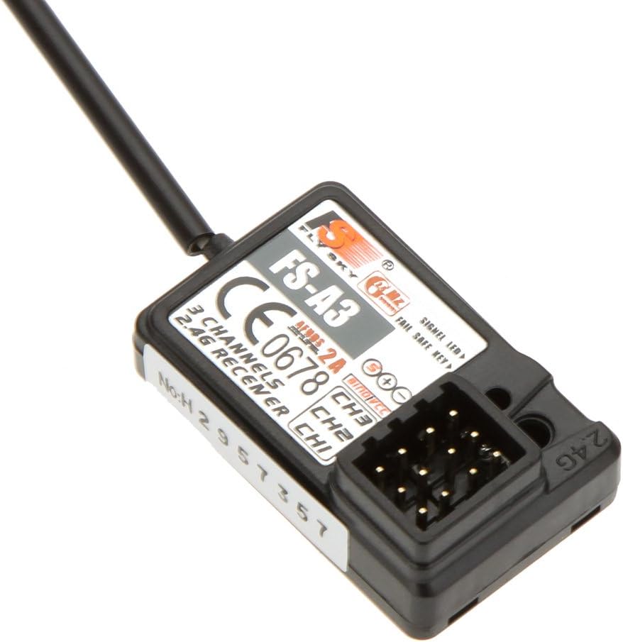 Flysky FS-A3 AFHDS2A 2.4G 3CH Receiver for GT2E GT2G Transmitter 2PCS