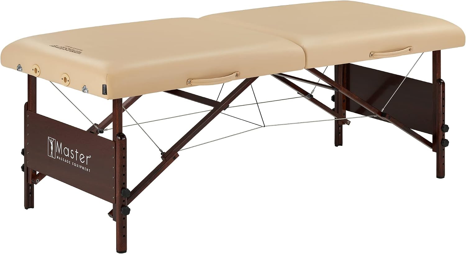 Master Massage 30" Del Ray Pro Portable Massage Table Package, Sand Color, Luxurious with 3" Thick Cushion of Foam