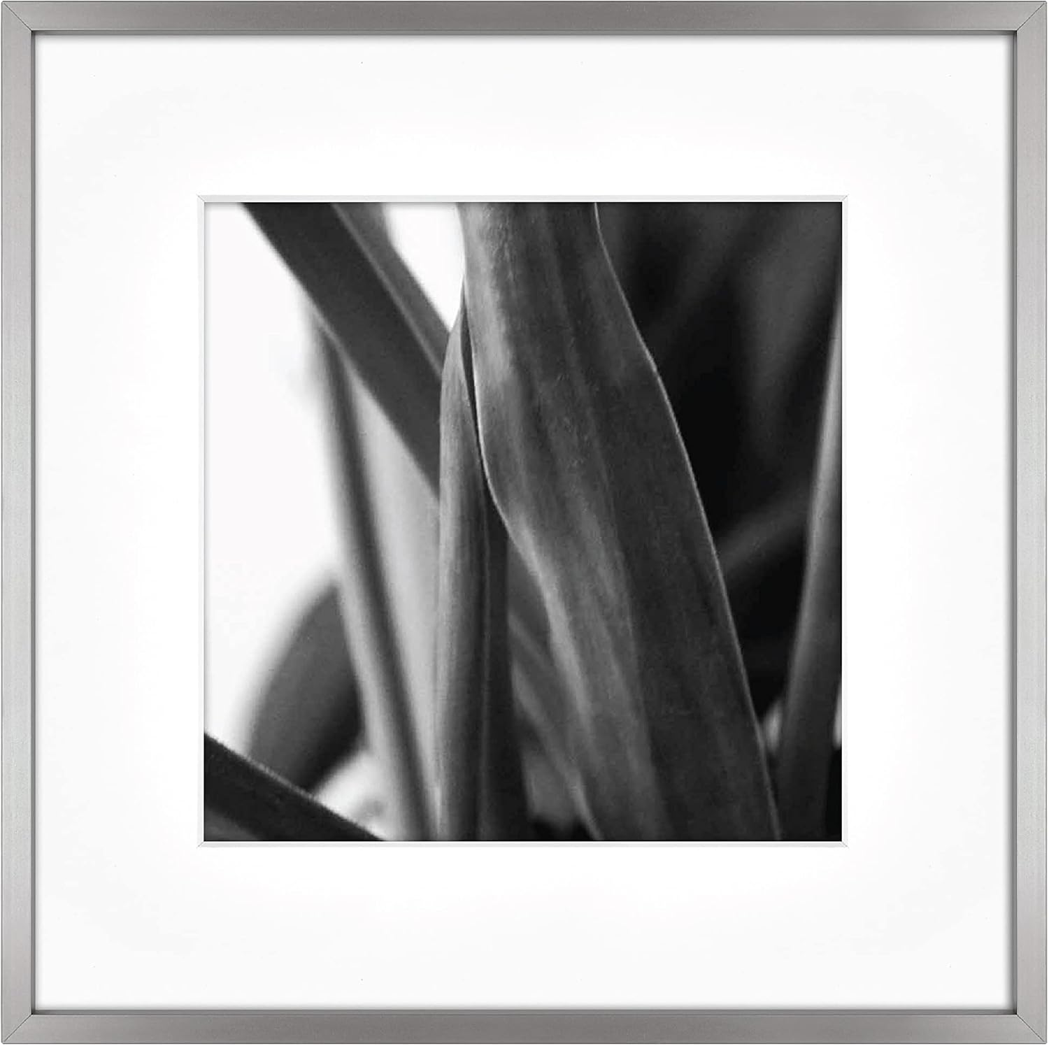 MCS Master & Co. Foundry Metal 12x12 Matted Picture Frame with 8x8 Photo Display