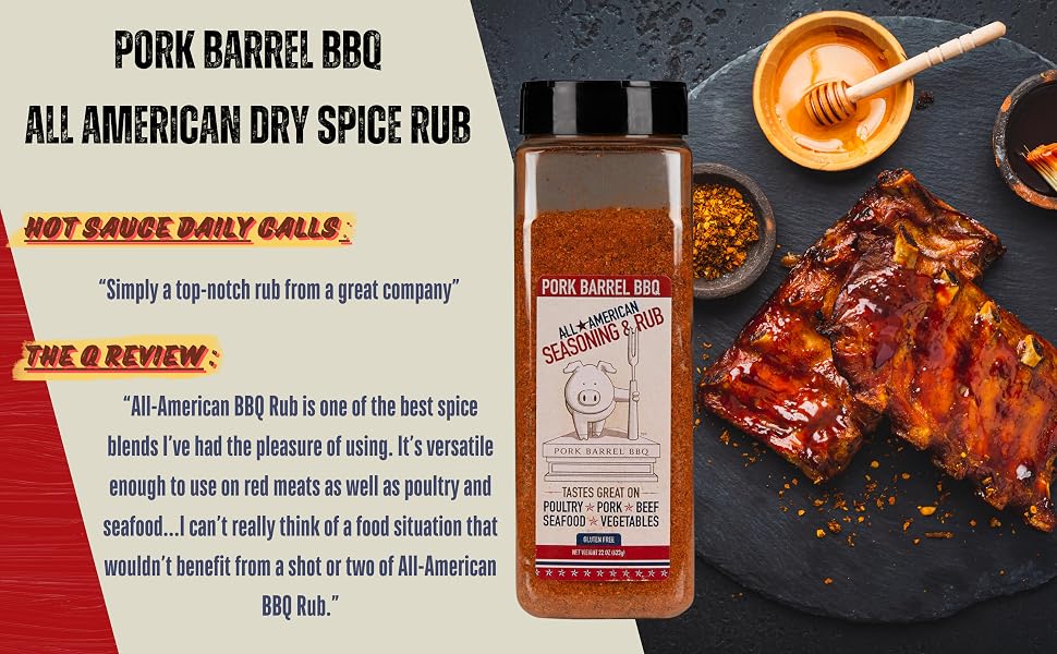 All American BBQ Rub Pork Rub Customer Reviews