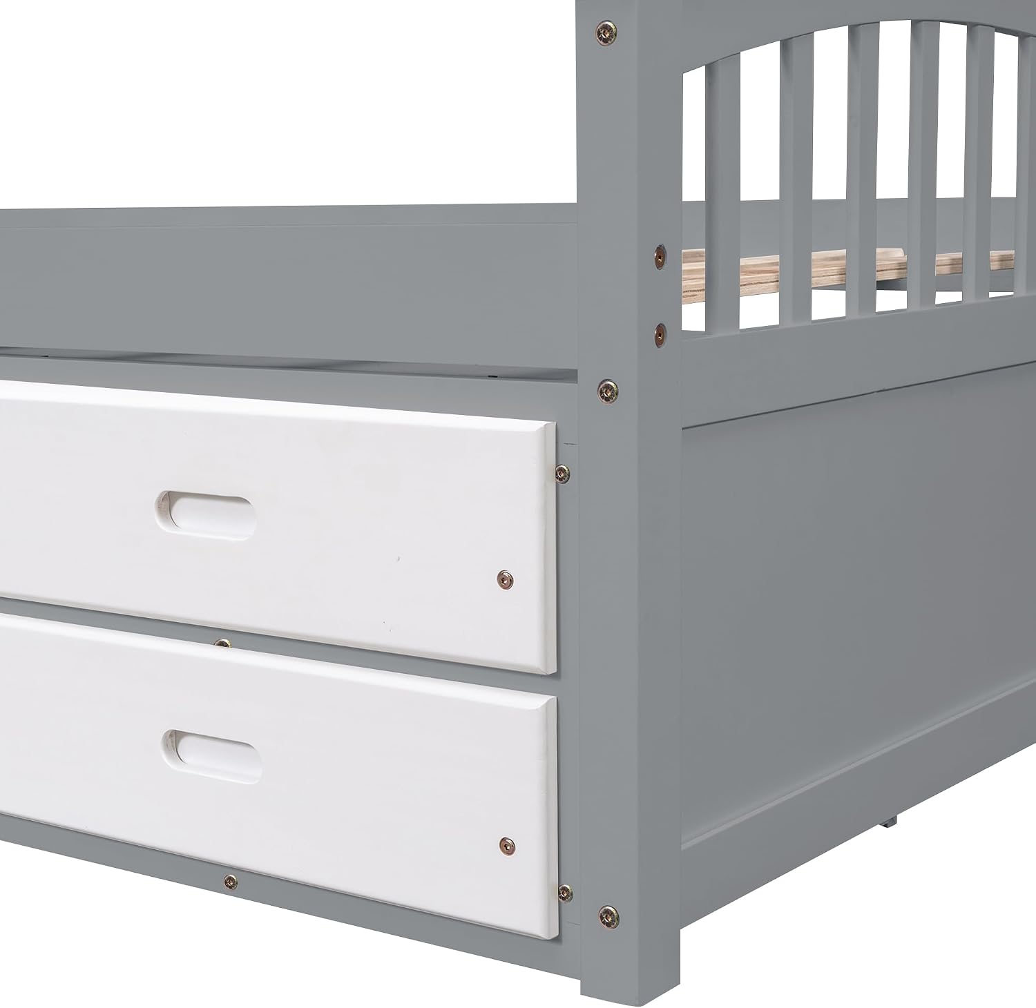 Harper & Bright Designs Twin Captain's Bed Storage Daybed with 6 Drawers for Kids Teens and Adults (Espresso)
