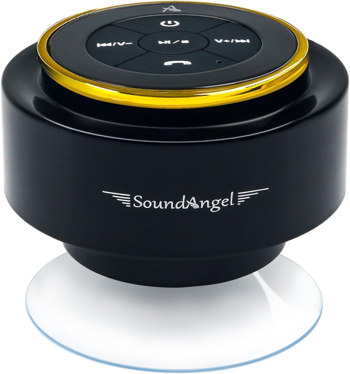 XLEADER, Upgraded, Pro Shower Speaker, Certified IPX7 Waterproof Bluetooth Speaker, with Suction Cup, Silicone Lanyard, 8W Crystal Sound&Rich Bass