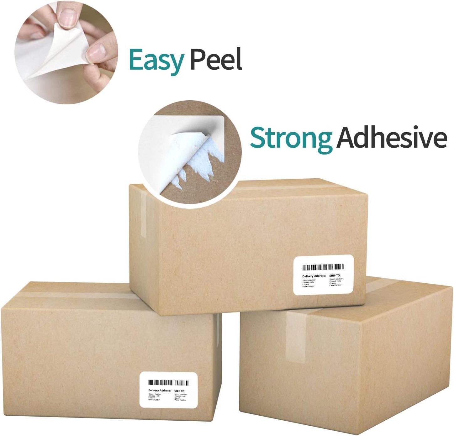 3600 Labels Replacement Compatible for Dymo 30256 2-5/16" X 4" Shipping Labels (Not for Dymo 550, 5XL)