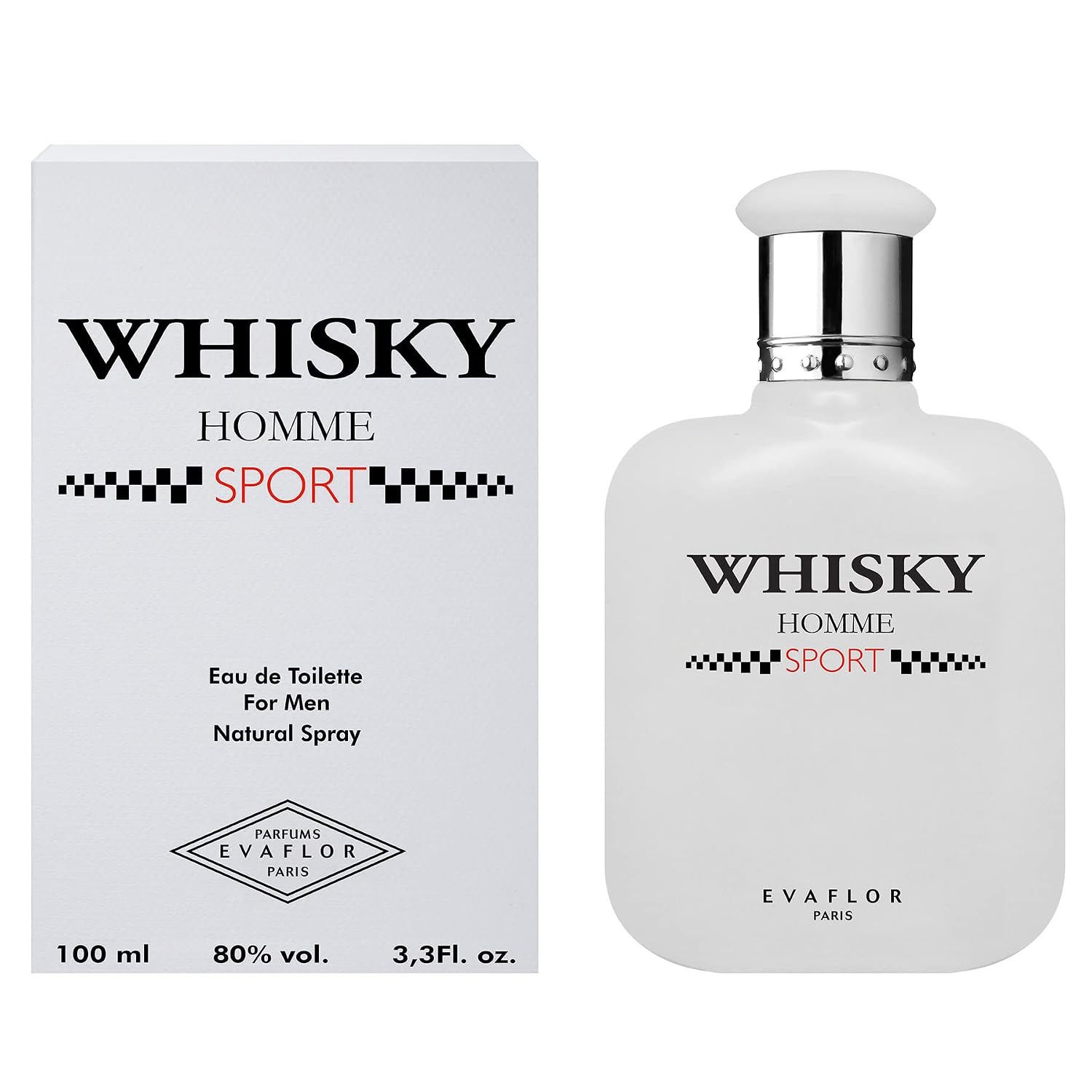 WHISKY SPORT Eau de Toilette for Men – Fresh and Energizing Scent with Mandarin