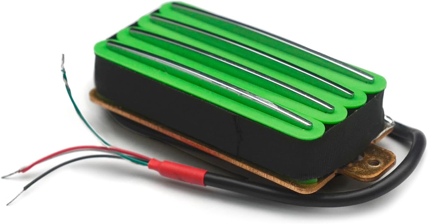 SAPHUE 2-Dual Blade Electric Guitar High Output Track Type Four Coil Humbucker Pickup Black