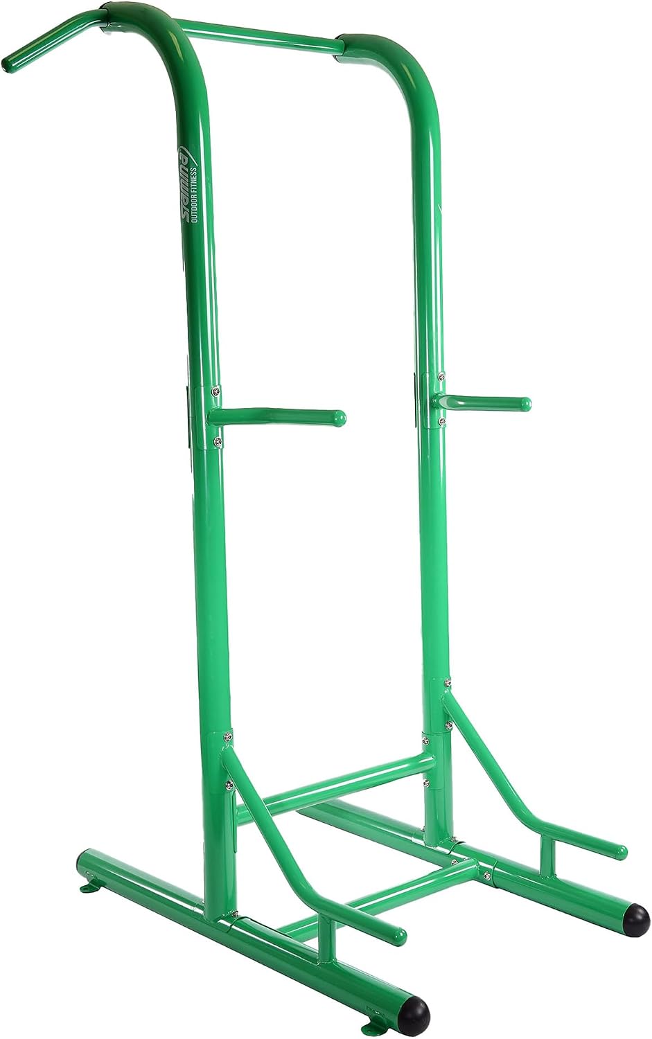 Stamina Pull Up Bar Tower & Dip Station, Free Standing Outdoor Home Gym Equipment - Adjustable and Portable Workout Stand for Calisthenics Body Weight Training