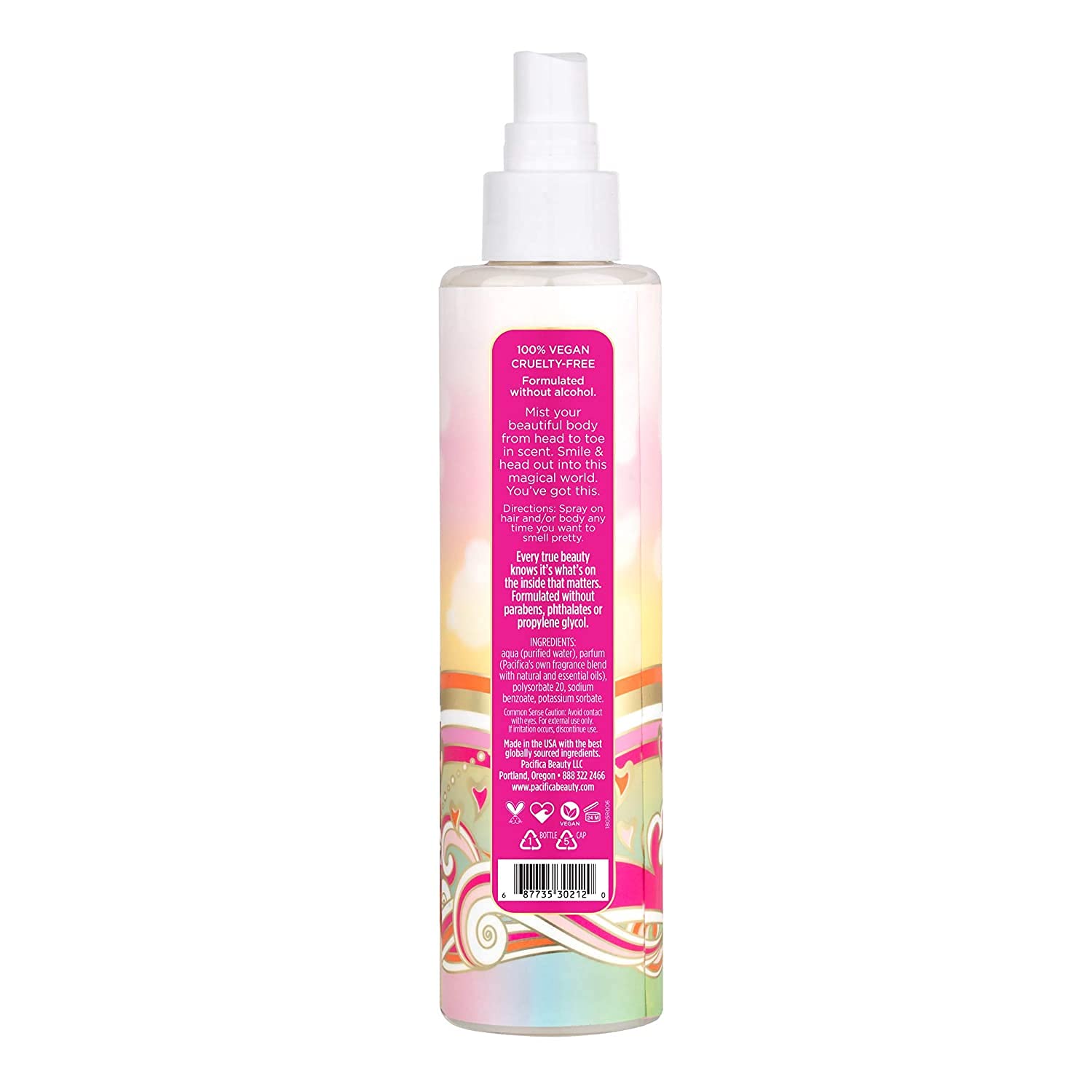 Pacifica Hair Perfume & Body Fragrance Spray Mist - Island Vanilla Pack with Sugar & Vanilla – Alcohol-Free, Vegan & Cruelty-Free