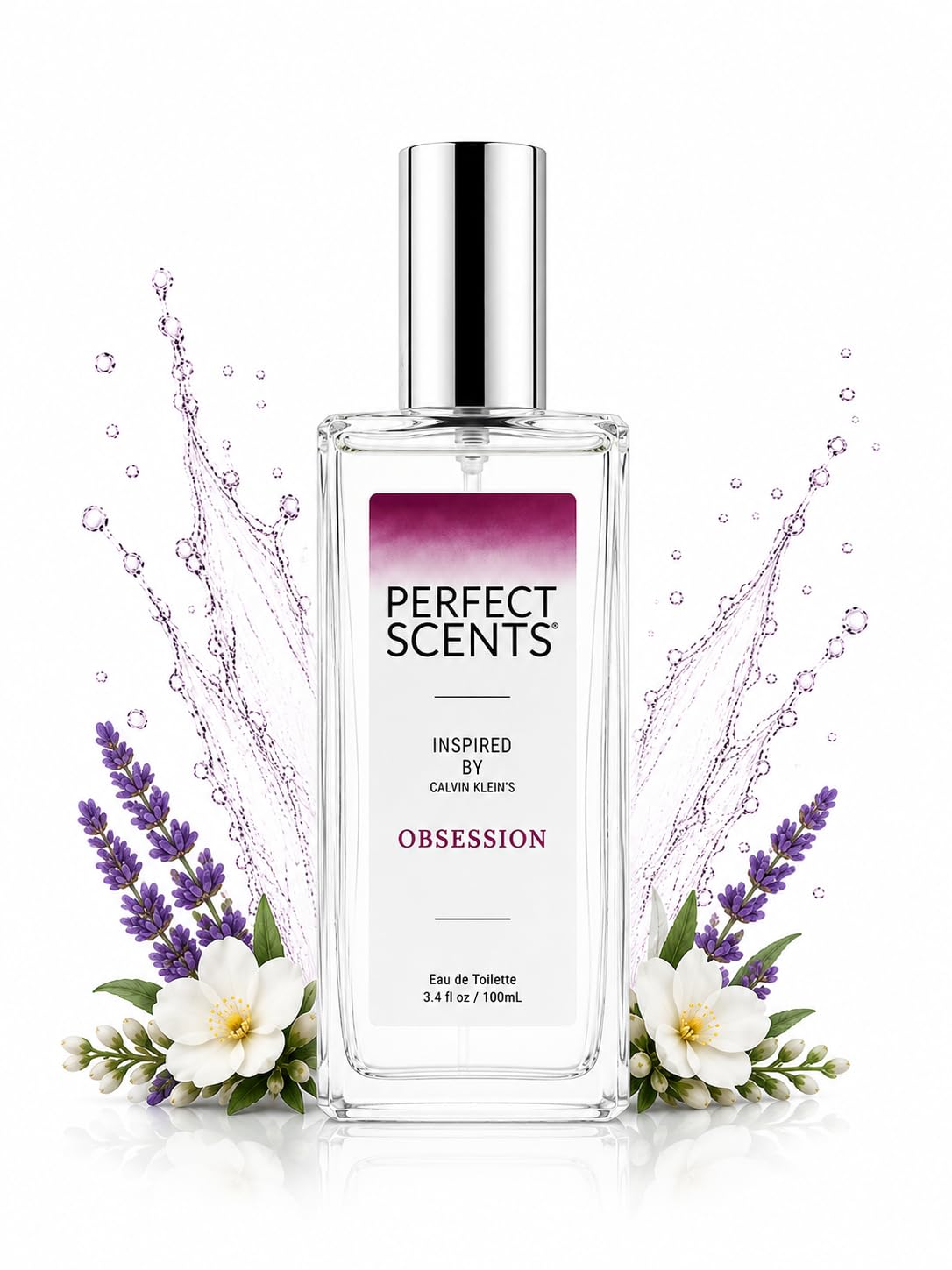 Perfect Scents Fragrances, Inspired by Juicy Couture's Juicy Couture, Women’s Eau de Toilette, Vegan, Paraben-Free, Phthalate-Free, Never Tested on Animals, 2.5 Fluid Ounces