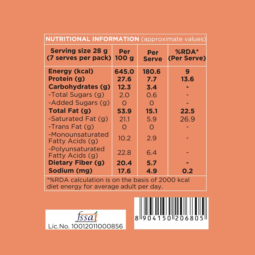 Nutty Gritties Super Seeds Mix - Roasted - Flax Chia Sesame Sunflower Watermelon Pumpkin Seeds (Pack Of 1 - 200 Grams)