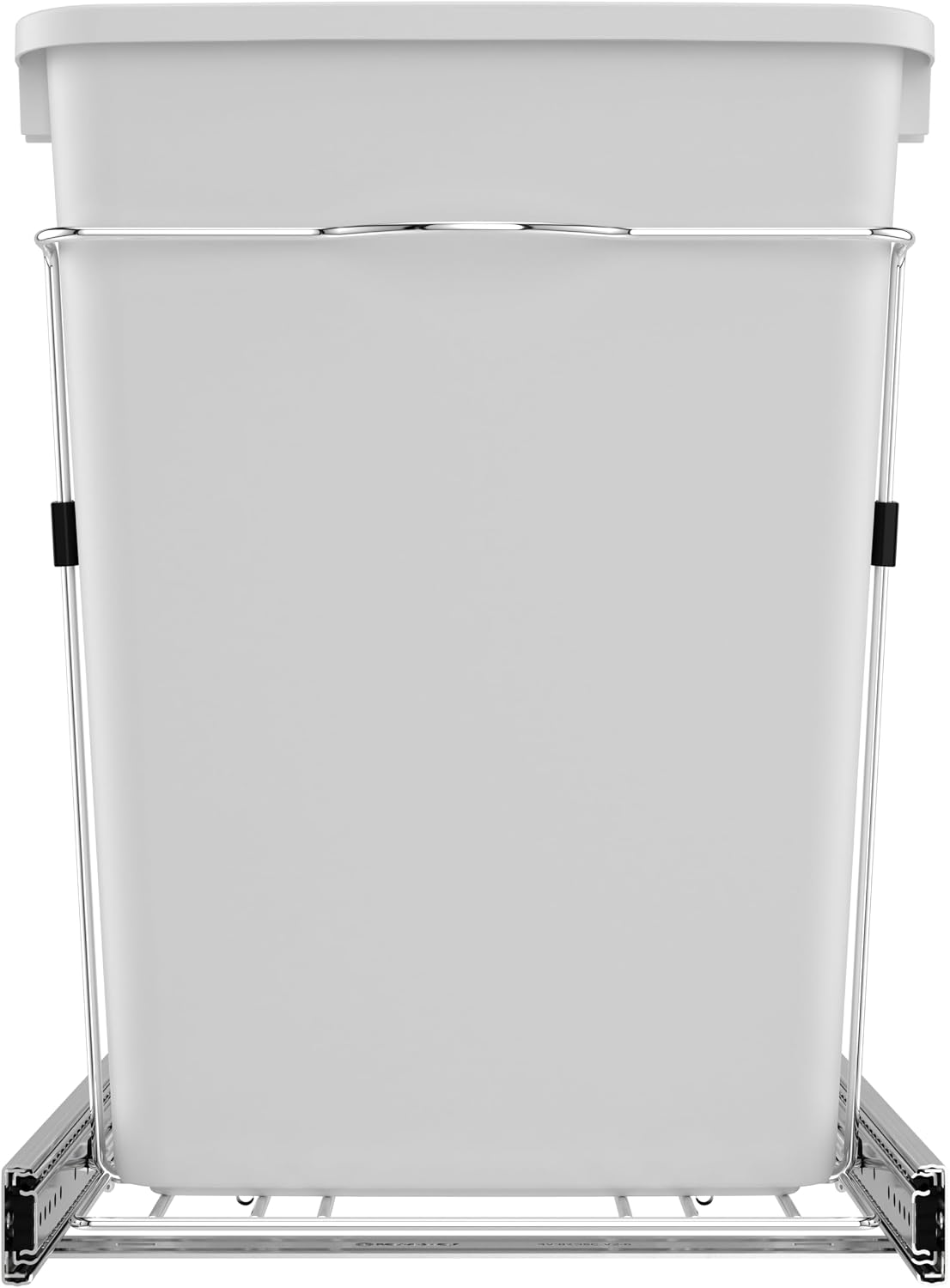 Rev-A-Shelf Double Pullout Garbage Trash Cans for Kitchen Cabinets, 35 Qt