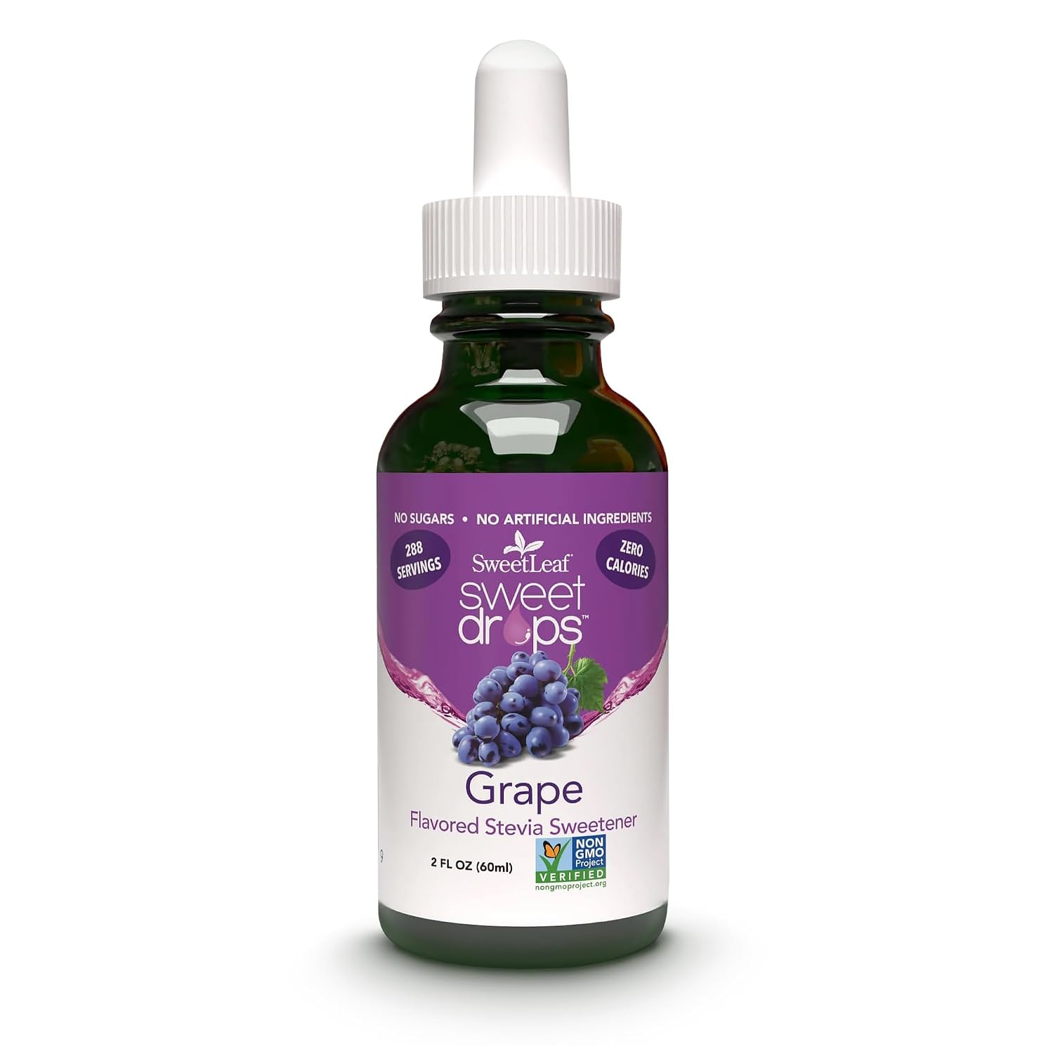 SweetLeaf Stevia Drops Liquid Sweetener, Lemon Drop - 2 Fl Oz, Pack of 1 | Sweet Drops, Organic Stevia Leaf Extract, Zero Calorie, No Erythritol, Sugar Substitute, With Dropper
