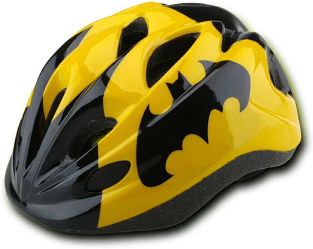 Kids Yellow-Black Bicycle Bike Cycling Skating Scooter Helmets Protective Gear for Toddler Child Children
