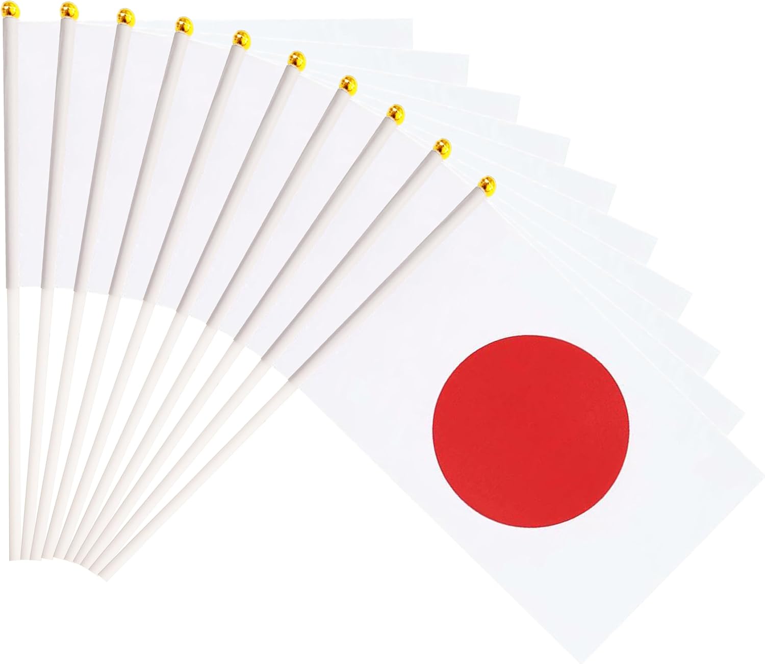 50 Pack Nicaragua Nicaraguan on Stick Flags,Small Mini Hand Held Nicaragua Nicaraguan Flags 5.5x8.3 Inch, Grand Opening, Carnival,Party Events Celebration