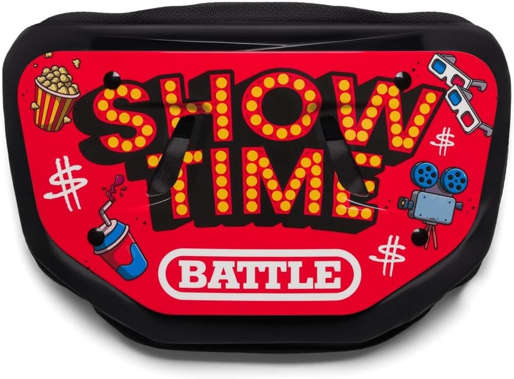 Battle Sports Novelty Football Back Plate, Kids, Adults