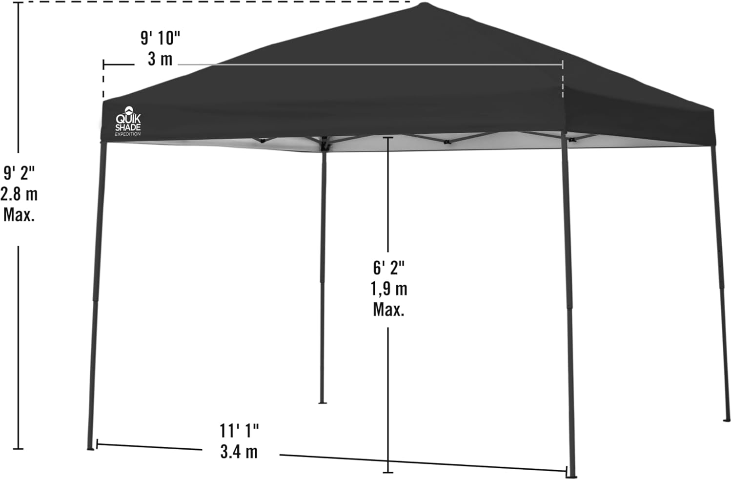 Quik Shade Expedition 100 Team Colors Instant Canopy