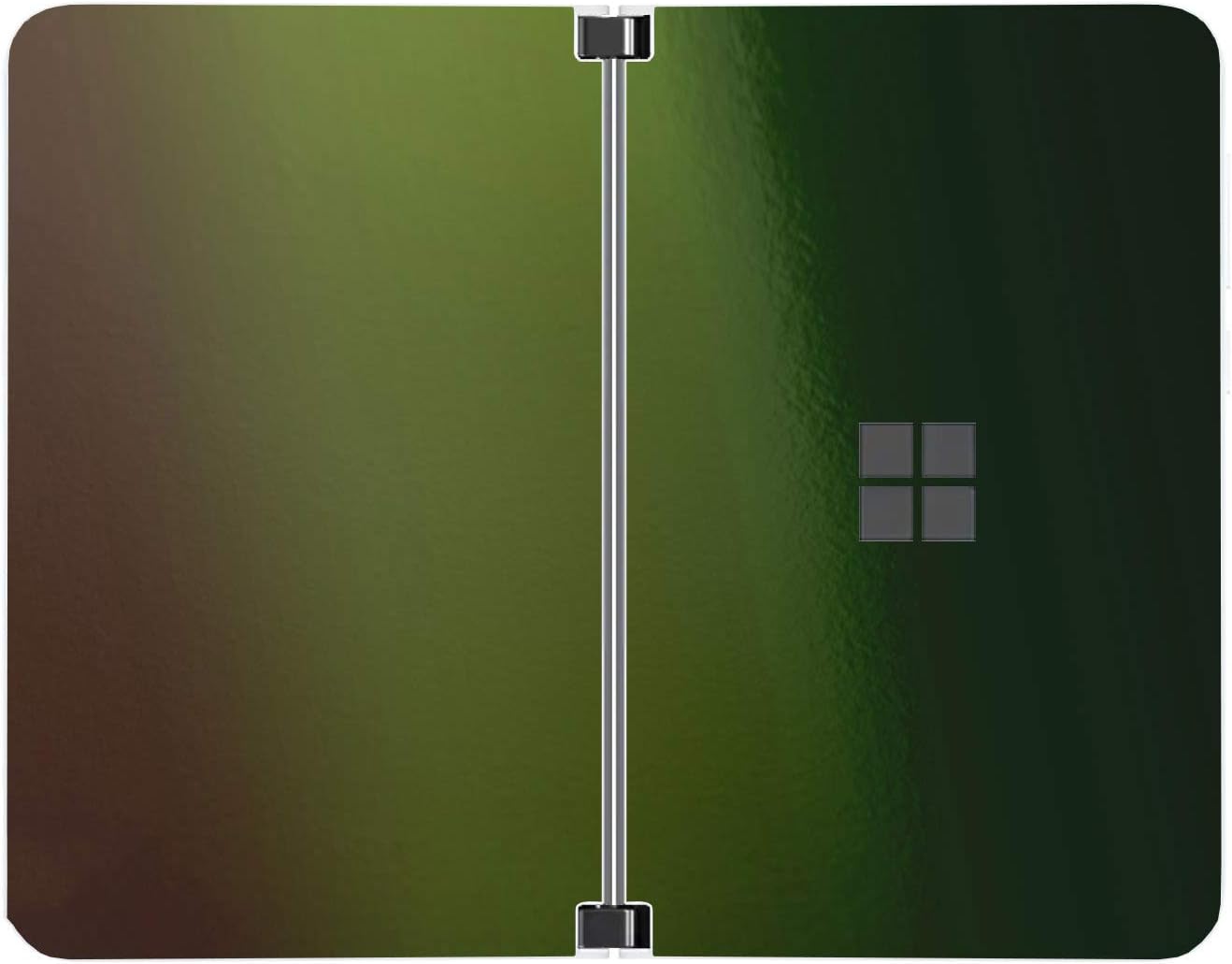 SopiGuard Sticker for Surface Duo Phone Edge-to-Edge Precision Vinyl Skin Wrap (Leather Textured)