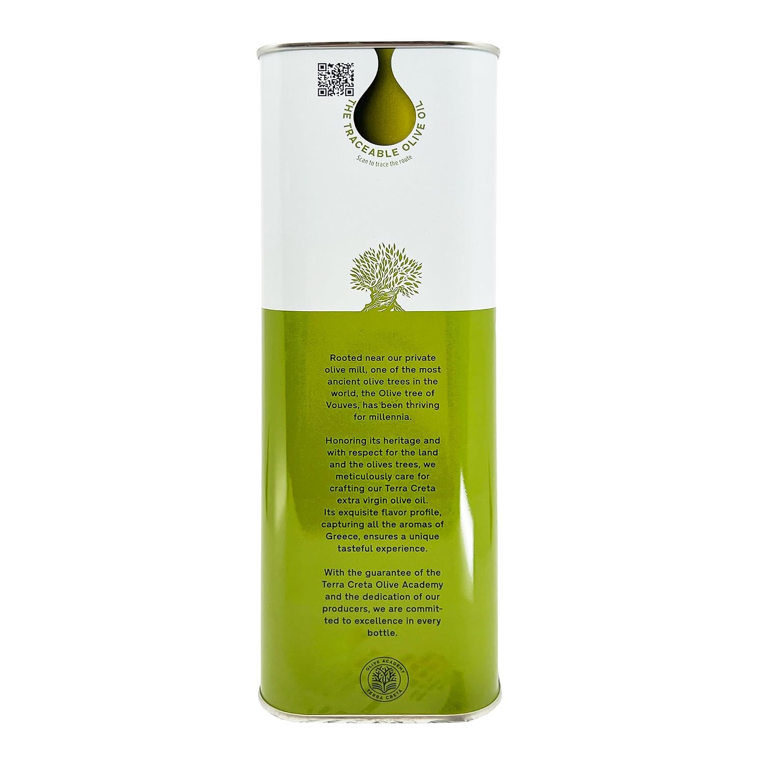 Terra Creta | Award Winning | Kolymvari Estates | 100% Pure Greek Olive Oil | Cold Extracted | Protective Designation of Origin | 3Ltr - (101.4 fl.oz) Tin