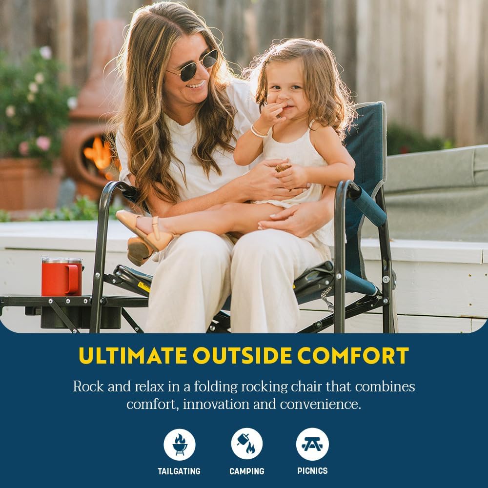 GCI Outdoor Freestyle Rocker Camping Chair - Cinnamon