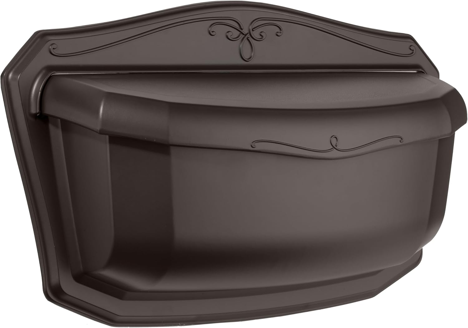 Architectural MAILBOXES 2541RZ-10 Villa Wall Mount Mailbox, Large, Rubbed Bronze