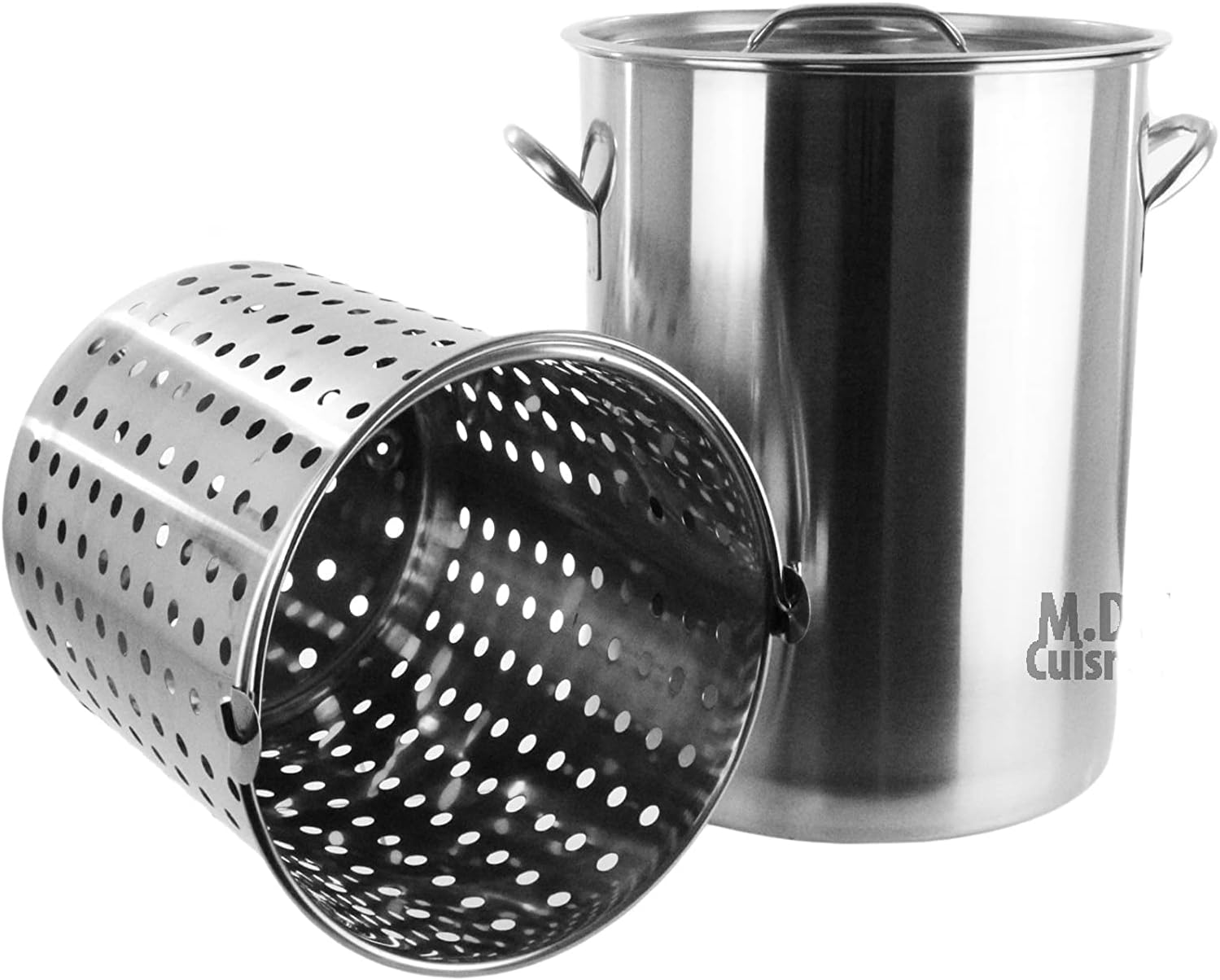 Pot Strainer Basket 36QT Heavy Commercial Stainless Steel Duty Outdoor Stockpot