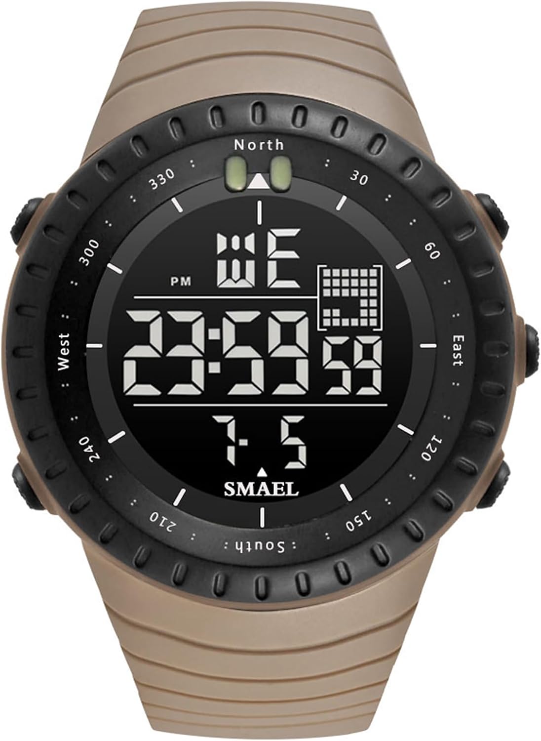 L LAVAREDO Mens Digital Watch Sports Military Watches Waterproof Outdoor Chronograph Wrist Watches for Men with LED Back Ligh/Alarm/Date