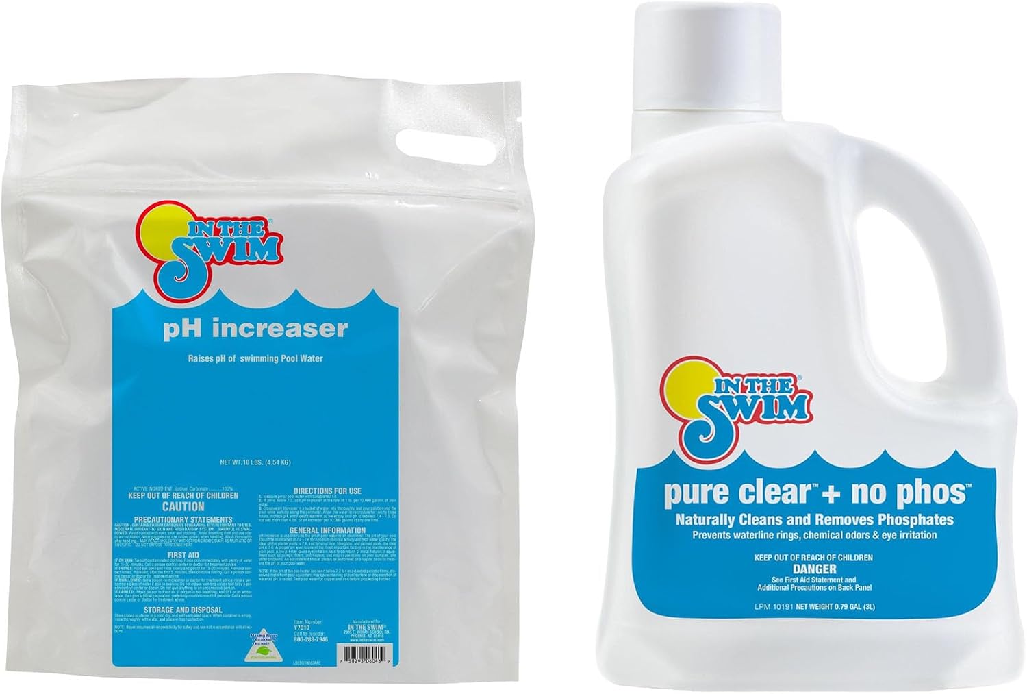 In The Swim pH Increaser for Pools - 5 Pounds | Granular 100% Sodium Carbonate (Soda Ash) to Raise pH Up