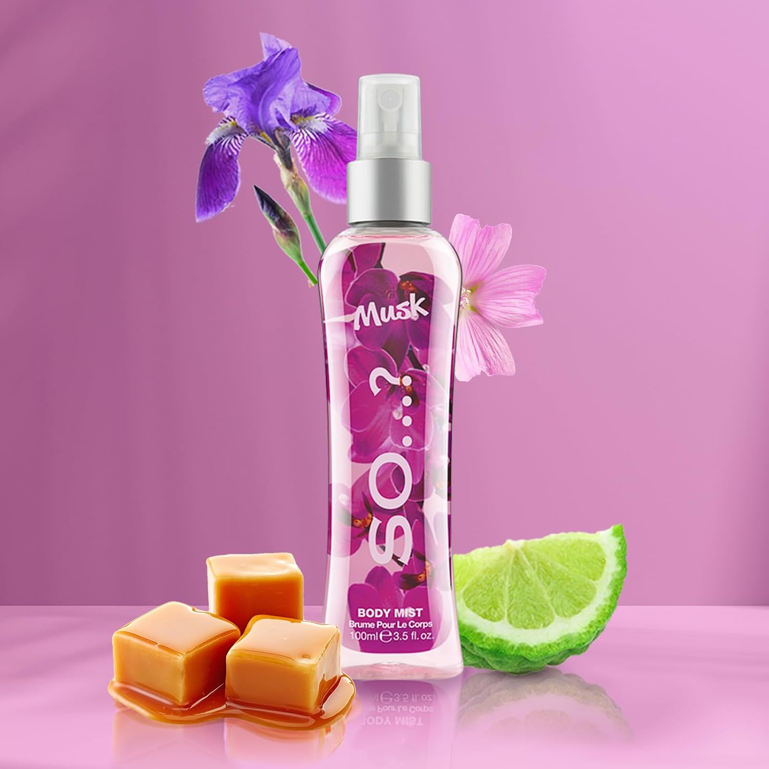 Musk Body Mist by So…? - Woody Scent - Perfume for Women with Bergamot, Toffee, Vanilla Notes - Gifts for Women - Body Spray for Women - 3.5 oz
