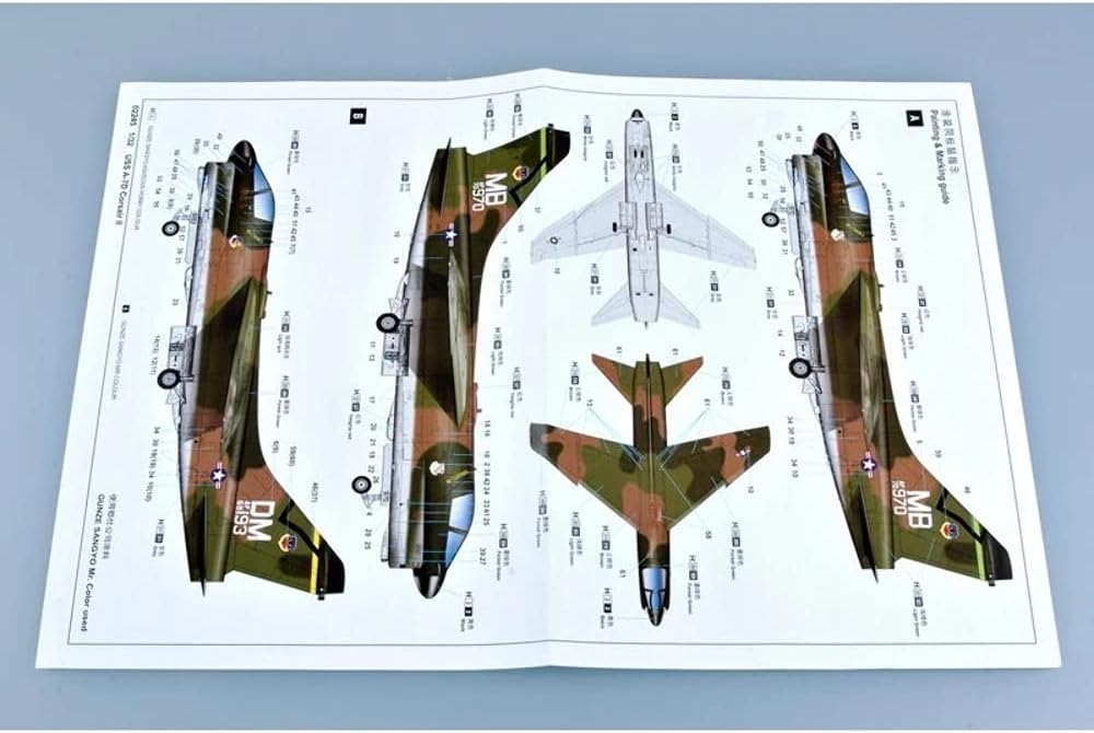 Trumpeter 1/32 A7D Corsair II Aircraft