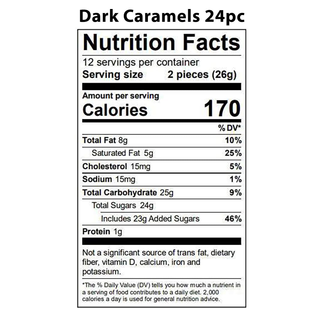 Vermont Nut Free Chocolates Boxed Chocolate Caramels (Assorted Chocolate) 12-Piece, Nut-Free, Egg-Free, Kosher