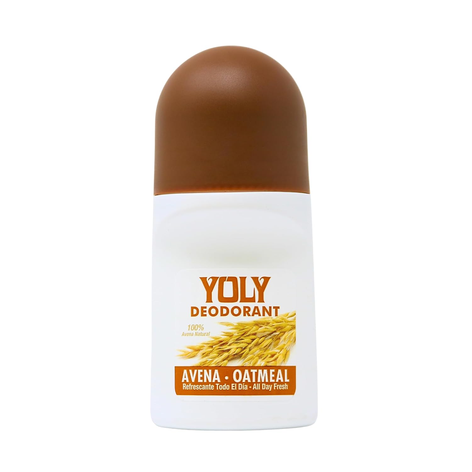 Yoly Deoderant Oatmeal Antiperspirant, Odor Protection, All Day Fresh (2.53 Fl Oz/Pack of 1)