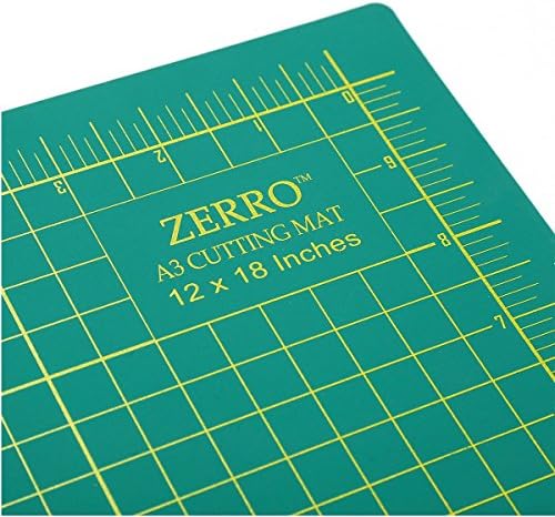 ZERRO Self Healing Cutting Mat 24" x 36", Double Sided & Non-Slip | Professional 5-Ply Rotary Mat for Scrapbooking, Fabric, Quilting, Sewing, Crafts (A1)