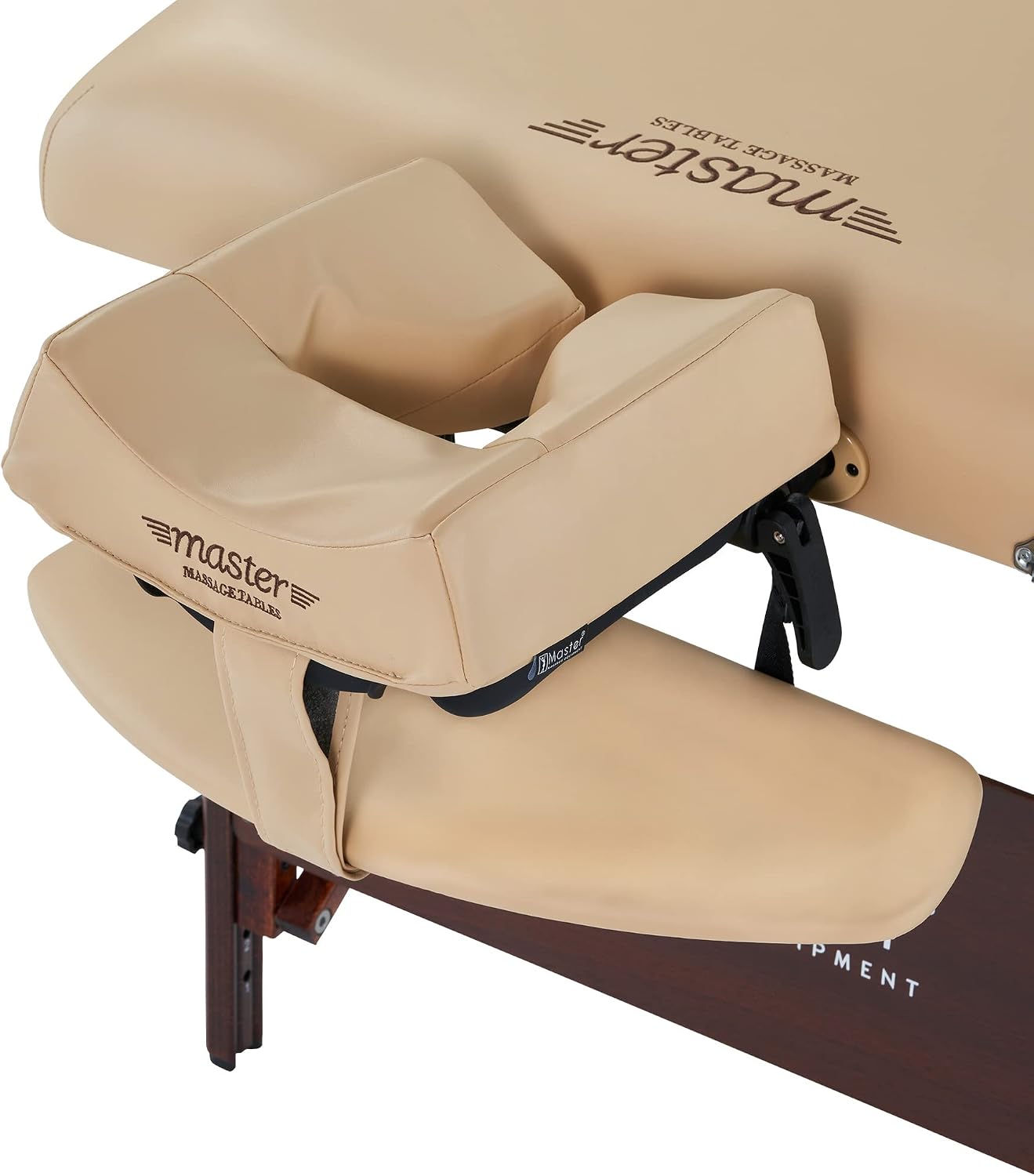Master Massage 30" Del Ray Pro Portable Massage Table Package, Sand Color, Luxurious with 3" Thick Cushion of Foam
