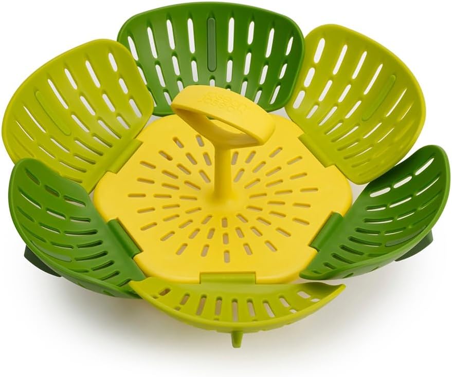 Joseph Joseph Bloom Folding Steamer Basket, Vegetable Steamer