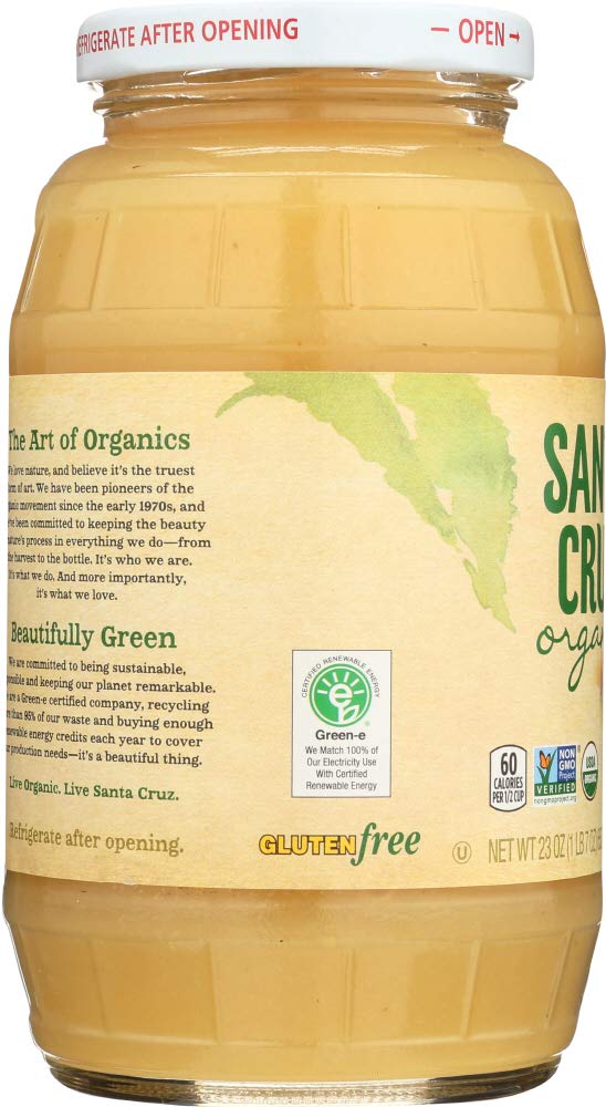 Santa Cruz Organic Apple Sauce, 23 Ounce -- 12 per case.12