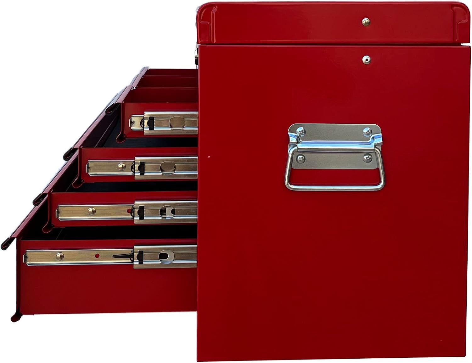 Workington Portable Metal Tool Chest with 6 Drawers, 24" 6-Drawer Tool Chest Cabinet with Ball Bearing Drawer Slides