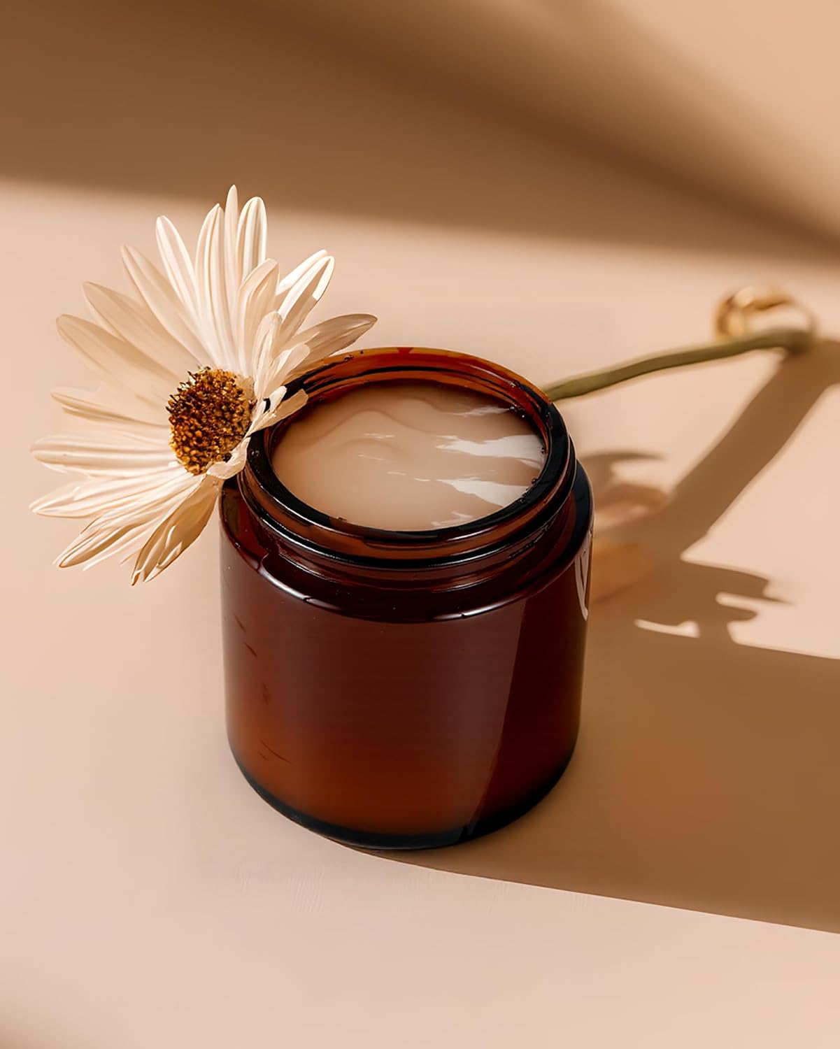 2 oz Glass Jars with Lids, Hoa Kinh 24 Pack Clear Small Cosmetic Glass Jars