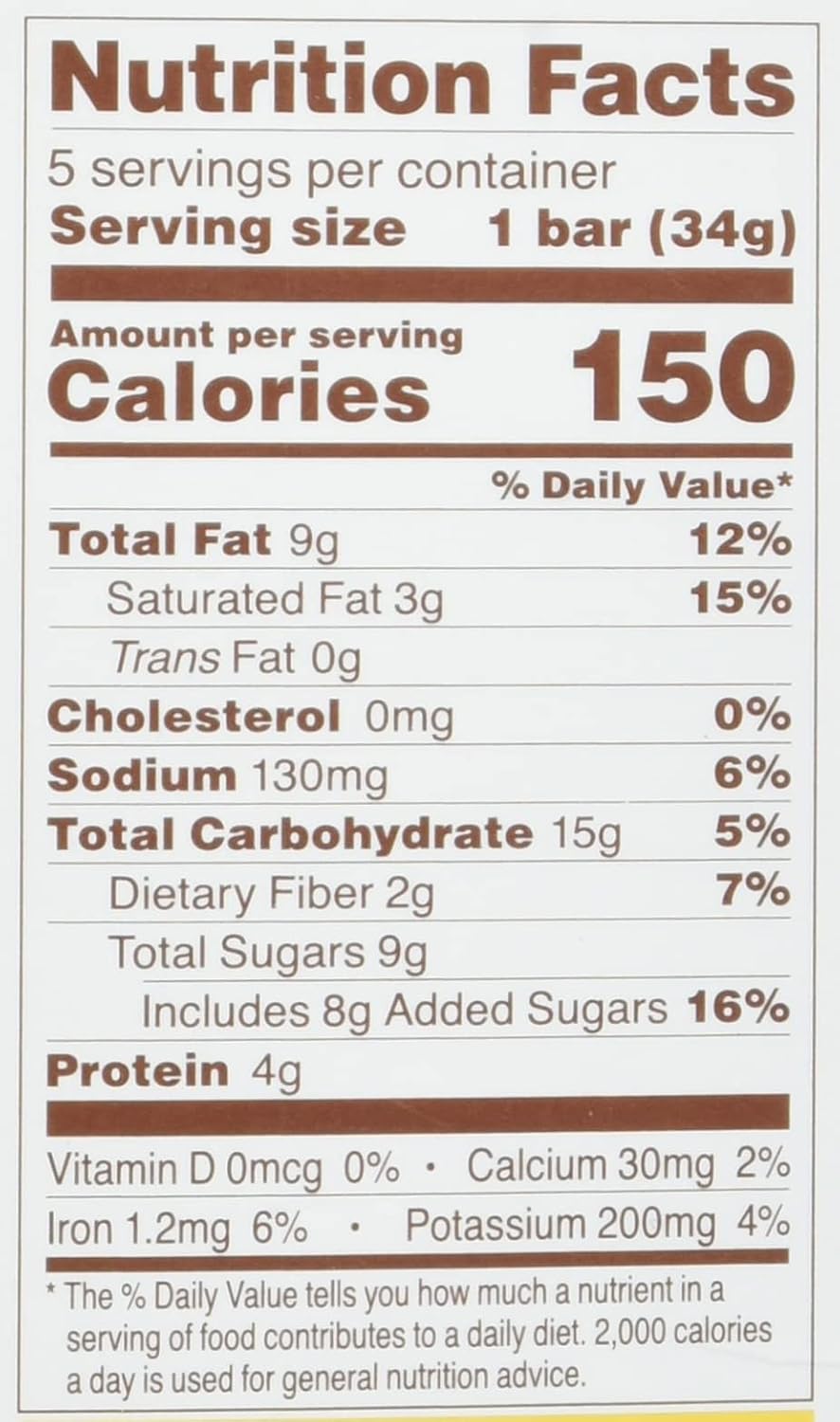 Simple Mills Soft Baked Dark Chocolate Almond Flour Bars, 5 ct, 1.19 oz each