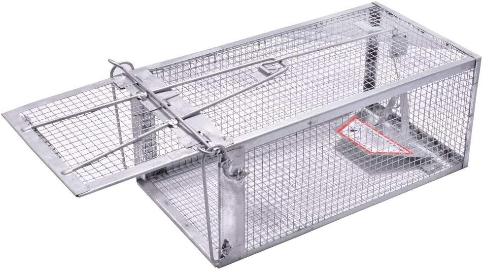 Quality Rat Trap, Humane Live Animal Mouse Cage Traps, Catch and Release Mice, Rats, Chipmunk, Pests