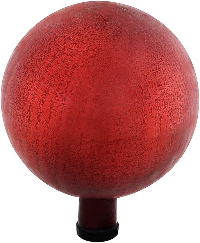 Achla Designs G10-FG-C Gazing, Fern Green 10 inch Glass Garden Globe Ball Sphere, 10