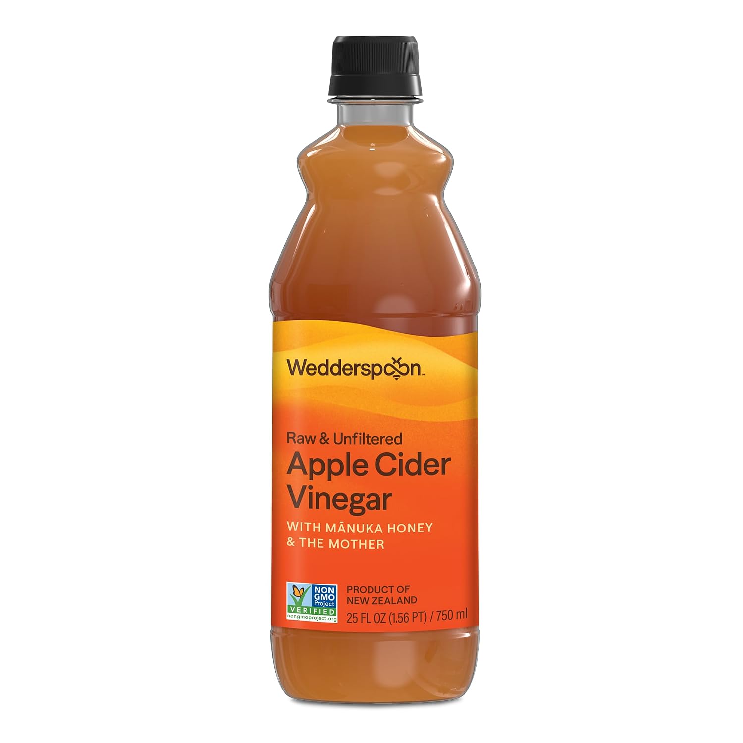 Wedderspoon Organic Raw Apple Cider Vinegar, 25 Fl Oz