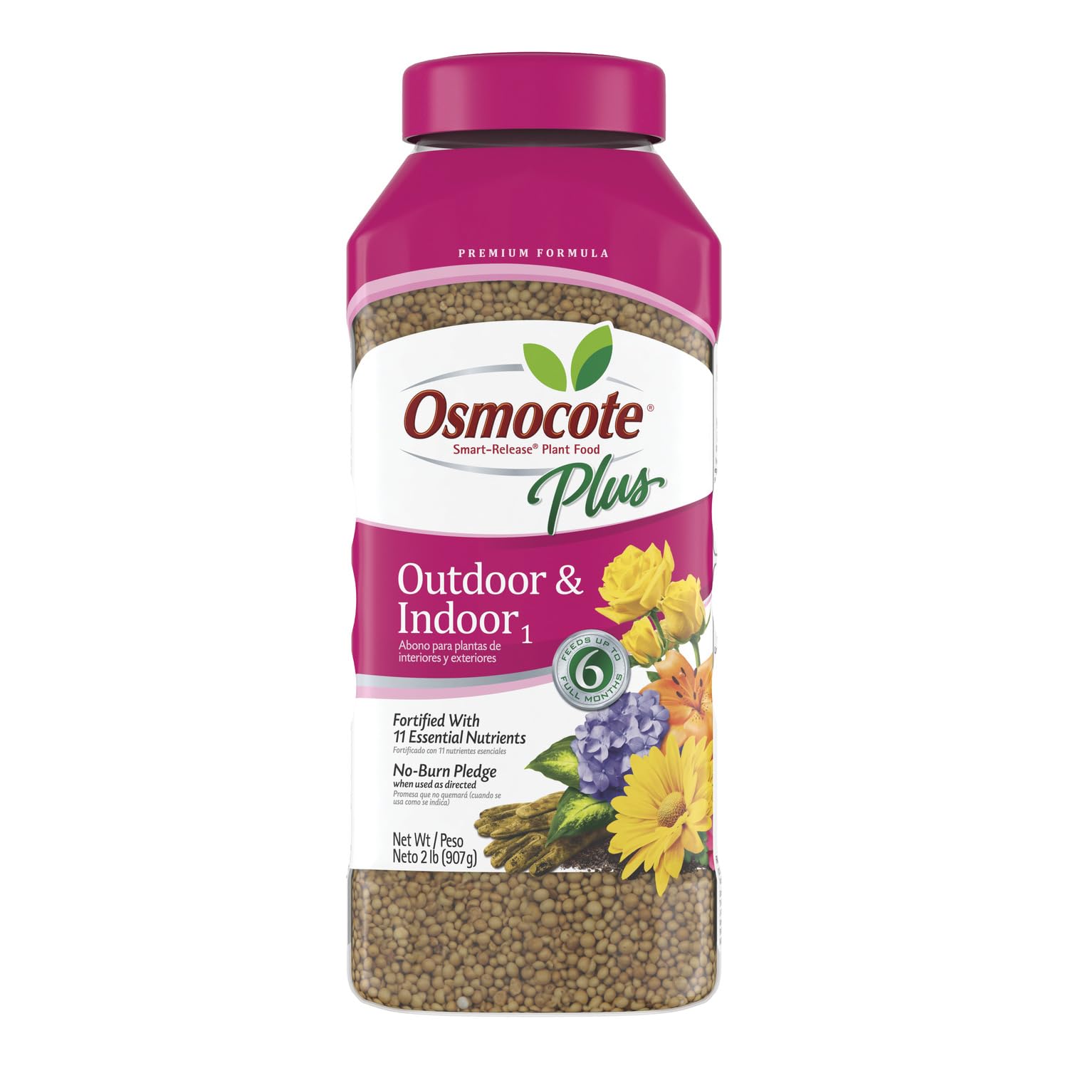 Osmocote Smart-Release Plant Food Flower & Vegetable, 4.5 lb. | For Edible Plants, Seasonal Vegetables, Fruits, Flowers, Herbs and More