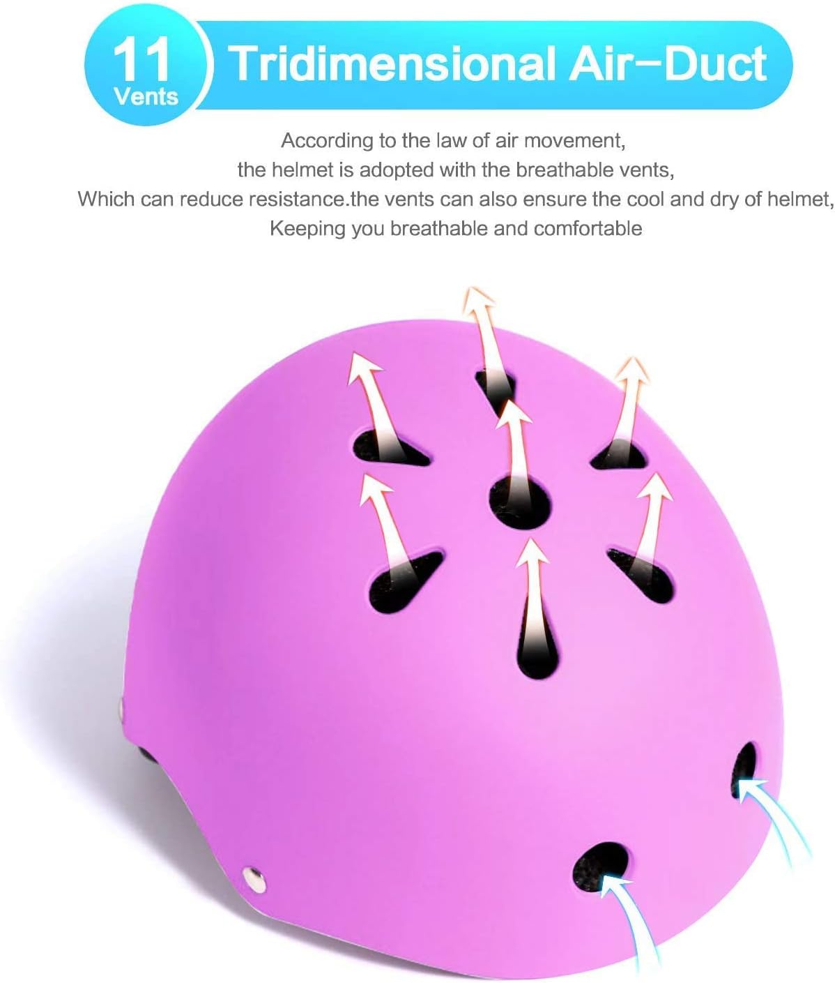 Adjustable Helmet for Ages 3-16 Kids Toddler Boys Girls Youth