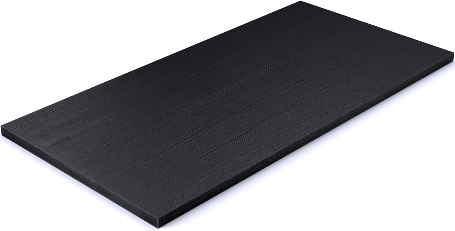 Rectangular Wood Table Top, 71x32x1 in Solid One-Piece Workbench Top | Wood Table Top Particle Board For Standing Desk, Home Office DIY Countertop, Washer Dryer, Coffee Bar And Workbench Use