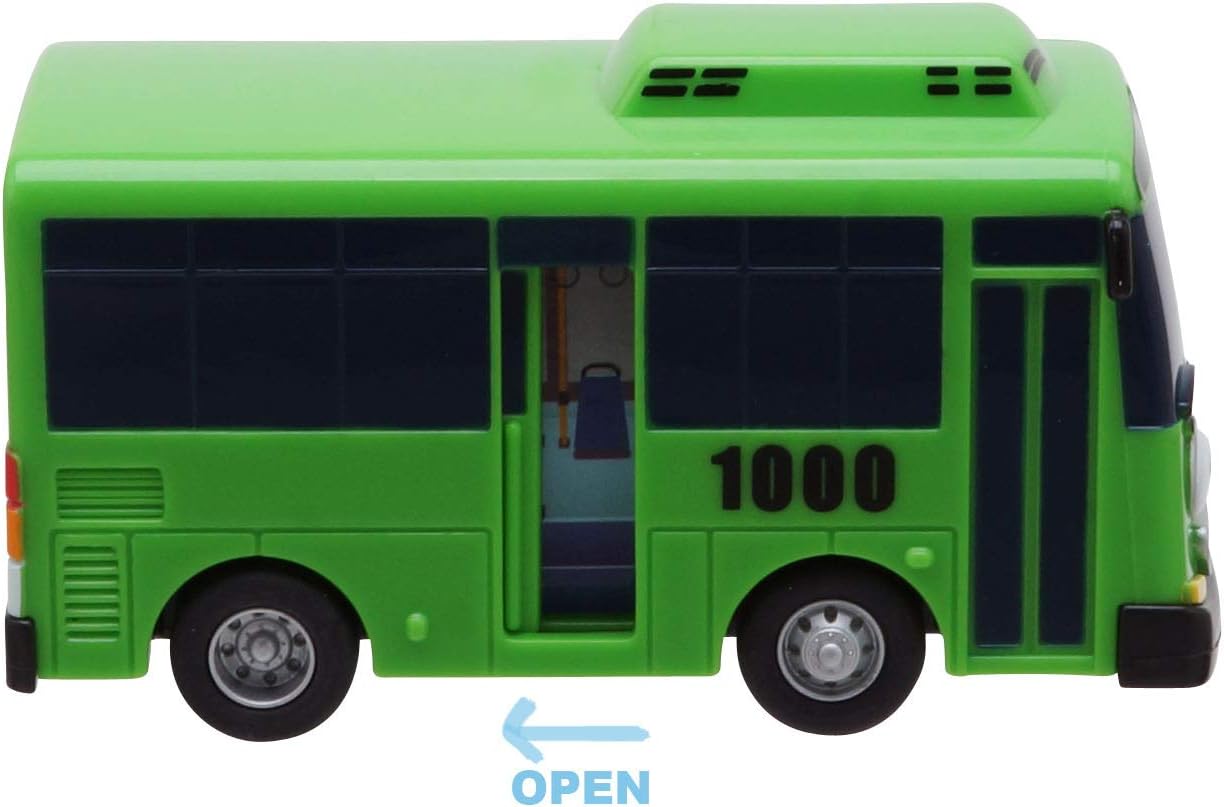 The Little Bus Tayo - Rogi Bus Cars Toy Pull-Back Motor Vehicle Ride car Toys for Kids (Rogi)