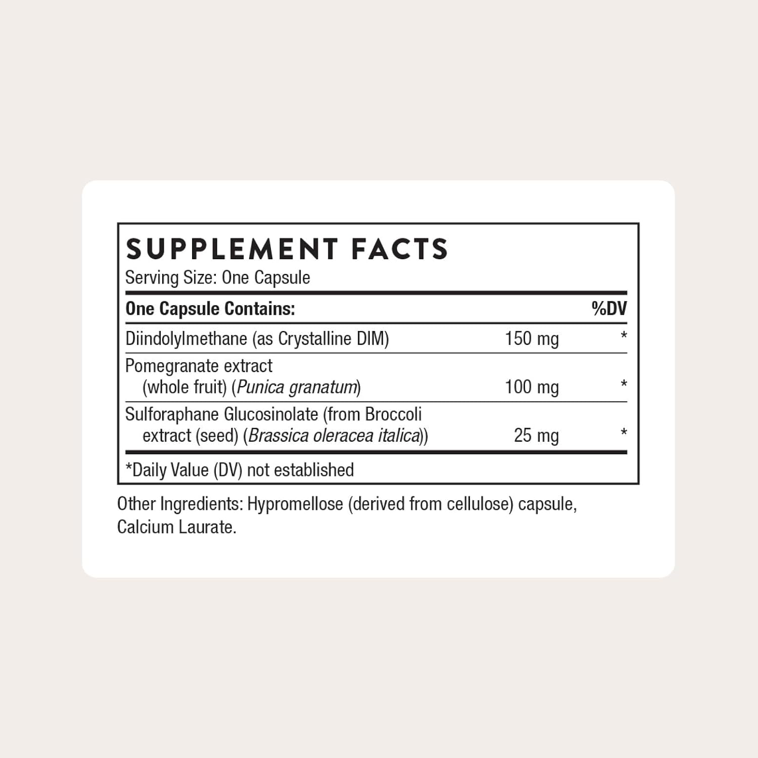 THORNE Hormone Advantage, DIM, SGS & Pomegranate Extract, 60 Capsules