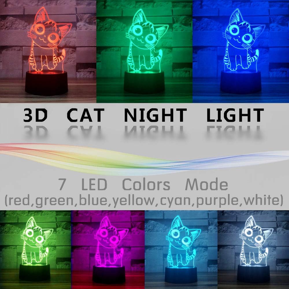 i-CHONY Dinosaur Toy T-Rex 3D Night Light for Kids, 16 Colors Dimmable Dinosaur Led Light with Remote & Smart Touch